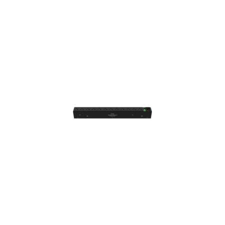 HPE P9Q32A. PDU-Typen: Standard, Rack-Kapazität: 0U, Typ: Einphasig. Anzahl der AC-Ausgänge: 16 AC-Ausgänge, AC-Steckertypen: NEMA 5–20R, Stecker: C20-Koppler. Nominale Eingang Spannung: 120 V, Stromstärke (maximal): 16 A, AC Eingangsfrequenz: 50 - 60 Hz.