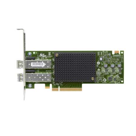 HPE StoreFabric SN1600E Fibre Channel Host Bus Adapter - 32 Gb, PCIe, Faser, SFP+, 2 Anschlüsse, 32 Gbit/s, unterstützt Windows Server 2012/2012 R2/2016, kompakte Maße: 120,7 x 21,5 x 185,7 mm