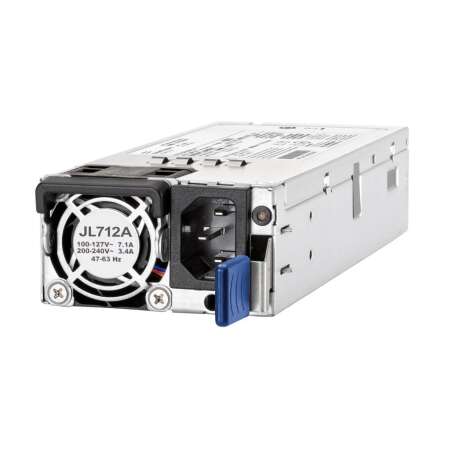 HPE JL712A. Produkttyp: Stromversorgung. Kompatibilität: Aruba CX 8360. Gesamtleistung: 550 W, AC Eingangsspannung: 100 - 240 V, AC Eingangsfrequenz: 47 - 63 Hz. Breite: 74 mm, Tiefe: 226 mm, Höhe: 41 mm