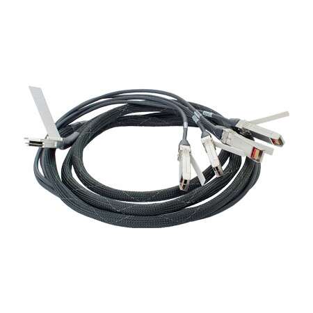 HPE BladeSystem c-Class. Kabellänge: 3 m, Anschluss 1: QSFP+, Anschluss 2: 4x SFP+