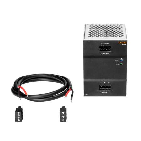 HPE Aruba, a Hewlett Packard Enterprise company JL819A. Produkttyp: Stromversorgung. Kompatibilität: Aruba 4000i. Gesamtleistung: 240 W, AC Eingangsspannung: 100 - 240 V, AC Eingangsfrequenz: 50 - 60 Hz. Breite: 122 mm, Tiefe: 86 mm, Höhe: 124 mm