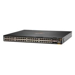 HPE Aruba 6300M, L3 Managed Switch mit 48x 1GbE und SFP56 Ports, 4x PoE, 2 Lüftereinschübe, 1 PSU. 496 Gbit/s Routing-Kapazität.
