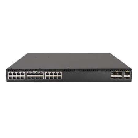 HPE FlexFabric 5710 24XGT 6QSFP+/2QSFP28 Switch, Managed, L3, 10G Ethernet (100/1000/10000), Rack-Einbau, 1U, 24 Netzwerkports, RJ-45 und QSFP+ Anschlüsse