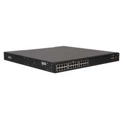 HPE FlexFabric 5710 24XGT 6QSFP+/2QSFP28 Switch, Managed, L3, 10G Ethernet (100/1000/10000), Rack-Einbau, 1U, 24 Netzwerkports, RJ-45 und QSFP+ Anschlüsse