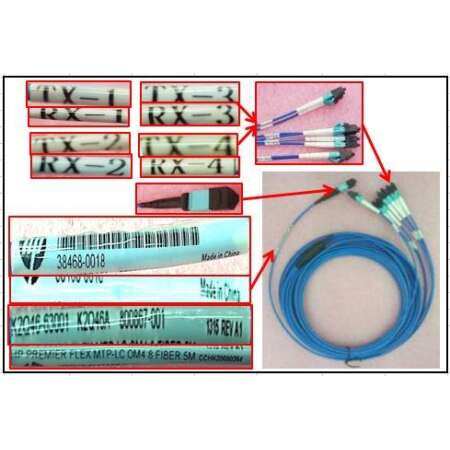 HPE Premier Flex Multi Fiber Push On to 4 x Lucent Connector 5m Cable. Kabellänge: 5 m, Anschluss 1: MPO, Anschluss 2: LC