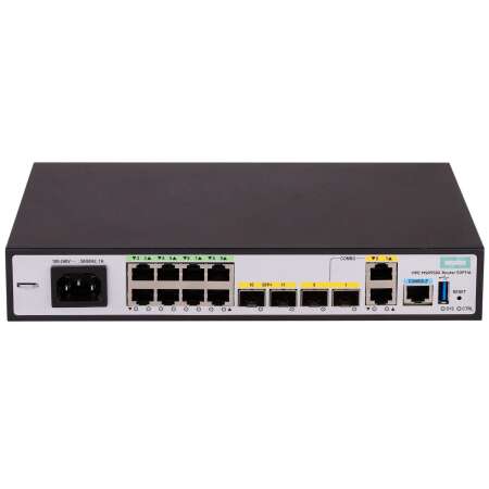 HPE FlexNetwork MSR958X, 10GbE und Kombi-Router, Gigabit Ethernet, Grau, LTE, SNMPv1/2/3, RMON, Marvell Prozessor, 1600 MHz, 4096 MB Flash