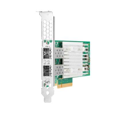 HPE Intel E810-XXVDA2 Ethernet 10/25Gb 2-port SFP28 Adapter for, Eingebaut, Kabelgebunden, PCI Express, Ethernet / Fiber, 25 Mbit/s Intel E810-XXVDA2 Ethernet 10/25Gb 2-port SFP28 Adapter for HPE