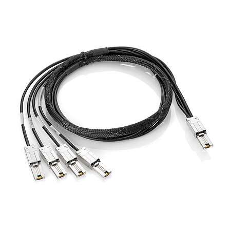 HPE AN975A. Kabellänge: 2 m, Anschluss 1: mini-SAS, Anschluss 2: mini-SAS