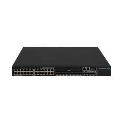 HPE FlexNetwork 5520HI 24G 4SFP+ Switch, L3, 24x Gigabit Ethernet (10/100/1000) Ports, 4x 10G/1G BASE-X SFP+ Ports, 1x Exp Slot, 2x PS Slot, Rack-Einbau