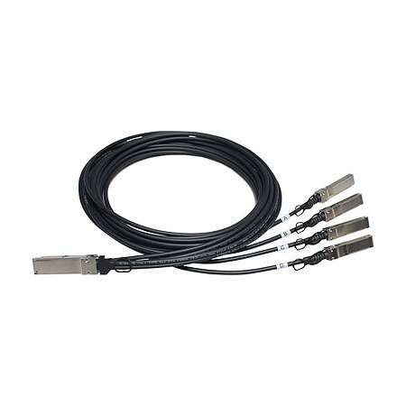 HPE X240 40G QSFP+ 4x10G SFP+ 5m DAC. Kabellänge: 5 m, Anschluss 1: SFP+, Anschluss 2: SFP+