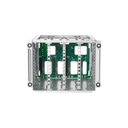 HPE 874566-B21. Typ: HDD-Käfig, Produktfarbe: Schwarz, Metallisch, Kompatible Produkte: HPE ML350 Gen10
