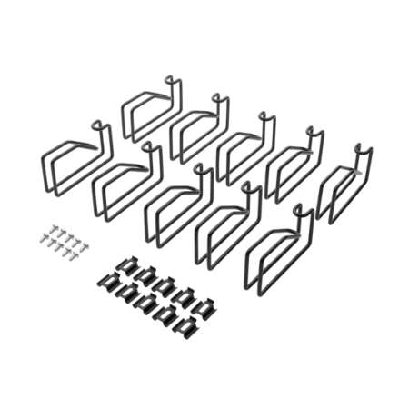 HPE Q9V02A. Typ: Kabelring, Produktfarbe: Schwarz, Kompatibilität: G2 Advanced Series Racks