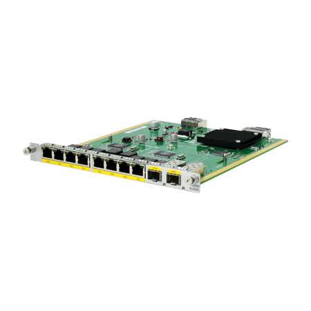 HPE Gigabit Ethernet Switch HMIM, 8x 10/100/1000BASE-T + 2x 1000BASE-X (Combo) Ports, für HP MSR Serie