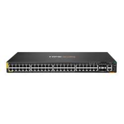 HPE Aruba CX 6200F 48G PoE 4SFP 370W TAA Switch, Managed, L3, Gigabit Ethernet, RJ-45/USB Type-C Console Port, 32768 MAC Entries, 176 Gbit/s Routing Capacity, IEEE Network Standards, Rack Mount, 1U Form Factor