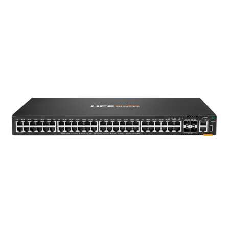 HPE Aruba CX 6200F 48G 4SFP TAA Switch, Managed L3, Gigabit Ethernet, 48 RJ-45 Ports, RJ-45/USB Type-C Console Port, 32768 MAC Entries, 176 Gbit/s Routing/Switching Capacity, Rack-Mountable, 1U Form Factor