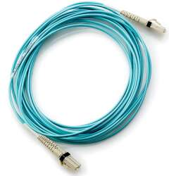 HPE 30m LC/LC OM3. Kabellänge: 30 m, Anschluss 1: LC, Anschluss 2: LC, Lochdurchmesser: 50 µm, Vollduplex