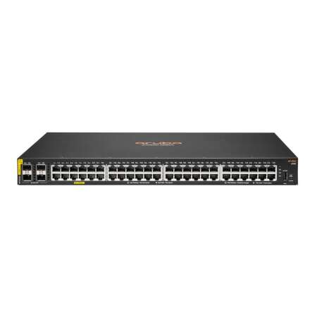HPE Aruba CX 6100 48G PoE+ 4SFP+ 740W Switch, Managed, L3, Gigabit Ethernet, PoE+, Rack/Wall Mount, 1U, 176 Gbit/s, 8192 MAC entries