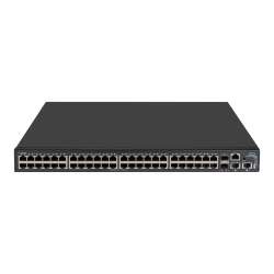 HPE FlexNetwork 5140 48G POE+ 2SFP+ 2XGT EI - Switch - L3 - Smart - 48 x 10/100/1000 (PoE+) HPE Renew Produkt,  + 2 x 1 Gigabit / 10 Gigabit SFP+ + 2 x 10 Gigabit Ethernet - an Rack montierbar - PoE+ (370 W) - BTO