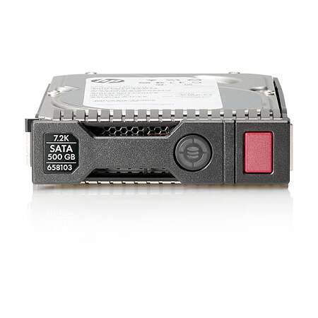 HPE Midline - Festplatte - 500 GB - Hot-Swap - 3.5" LFF (8.9 cm LFF) HPE Renew Produkt,  SATA 6Gb/s - 7200 rpm - mit HPE SmartDrive carrier