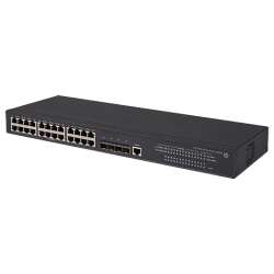 HPE 5130-24G-4SFP+ EI - Switch - L3 - managed HPE Renew Produkt,  24 x 10/100/1000 + 4 x 10 Gigabit Ethernet / 1 Gigabit Ethernet SFP+ - an Rack montierbar
