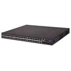 HPE 5130-48G-PoE+-4SFP+ EI - Switch - L3 - managed - 48 x 10/100/1000 + 4 x 10 Gigabit Ethernet / 1 Gigabit Ethernet SFP+ - an Rack montierbar - PoE+ (370 W) HPE Renew Produkt,  Switch