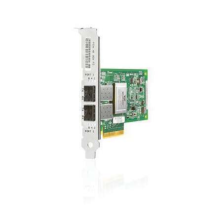 HPE StorageWorks 82Q - Hostbus-Adapter - PCIe x8 Low-Profile HPE Renew Produkt,  8Gb Fibre Channel x 2 - für Modular Smart Array 1040; ProLiant DL360p Gen8 - DL380 G6 - SL210t Gen8; StoreEasy 3850