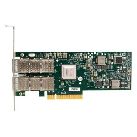 HPE InfiniBand 4X QDR CX-2 PCI-e G2 Dual-port HCA - Netzwerkadapter - PCIe 2.0 x8 - InfiniBand - 4x InfiniBand (SFF-8470) HPE Renew Produkt,  2 Anschlüsse - für ProLiant DL360p Gen8 - DL370 G6 - DL380 G6 - DL388p Gen8 - ML350p Gen8 - SL270s Gen8