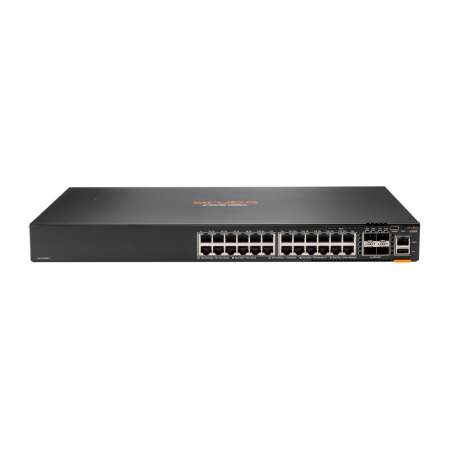 HPE 6300F 24-port 1GbE & 4-port SFP56, Managed, L3, Gigabit Ethernet (10/100/1000), Rack-Einbau, 1U 6300F Switch mit 24 Anschlüssen 1GbE und 4 Anschlüssen SFP56