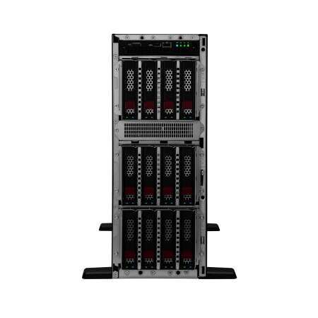 HPE ProLiant ML350 Gen11 Intel Xeon-S 4510 12-Core (2.40GHz 30MB) 64GB (2 x 32GB) PC5-5600B RDIMM 2 x 960GB SSD 8 x Hot Plug 2.5in Small Form Factor x1 Tri-Mode Basic Carrier MR408i-o, 4x 1GBit RJ-45, 2 x 1000W 3 Jahre HPE Garantie