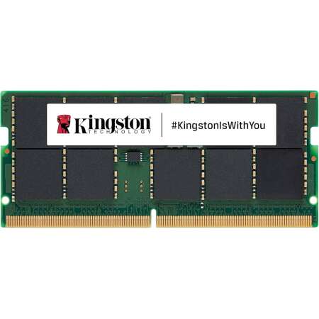 Kingston RAM-Modul für Notebook - 32 GB - DDR5-5600/PC5-44800 DDR5 SDRAM - 5600 MT/s Dual-rank Speicher - CL46 - 1,10 V - Nicht-ECC - Ungepuffert - 262-Pin - SODIMM