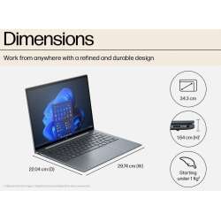 HP Elite Dragonfly G4 Blue Design - Intel Core i7-1355U 10C (EVO), 13.5" 3000x2000 OLED 400 nits BV, 16GB DDR5, 1TB, Windows 11 Pro (Auto Pilot Ready), Garantie: 3 Jahre vor-Ort Service