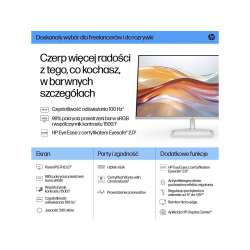 HP 27-Zoll-Monitor FHD -Serie 5 – 527sf. 68,6 cm (27"), Display-Auflösung: 1920 x 1080 Pixel,  Full HD,  LCD, Reaktionszeit: 5 ms, Natives Seitenverhältnis: 16:9, Bildwinkel, horizontal: 178°. Weiß Swiss Warranty
