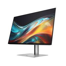 HP 724pf Display (Schwarz), 23.8" FHD IPS, Webcam, 3 Jahre Garantie (Austausch am naechsten Arbeitstag)