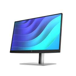 HP E22 G5 Display (Schwarz), 21.5" FHD IPS, Webcam, 3 Jahre Garantie (Austausch am naechsten Arbeitstag)