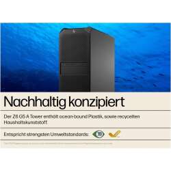 HP Z6 G5 Intel Xeon W5-3433 16C, 128GB DDR5, 2TB (2x1TB) NVMe SSD, NVIDIA RTX A4000, Windows 11 Pro, Garantie: 5 Jahre vor-Ort Service