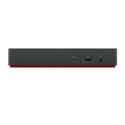 Lenovo ThinkPad Universal USB-C Dock, Kabelgebunden, USB 3.2 Gen 1 (3.1 Gen 1) Type-C, 10,100,1000 Mbit/s, Schwarz, 4K Ultra HD, 3840 x 2160 Pixel