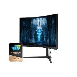 Samsung G85NB. 81,3 cm (32"), Display-Auflösung: 3840 x 2160 Pixel,  4K Ultra HD,  LED, Reaktionszeit: 1 ms, Natives Seitenverhältnis: 16:9, Bildwinkel, horizontal: 178°, Bildwinkel, vertikal: 178°. Integrierter USB-Hub, USB-Hub-Version: 3.2 Gen 1 (3.1 Ge
