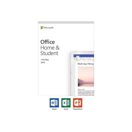 Microsoft Office Home and Student 2019 - Box-Pack 1 PC/Mac - ohne Medien - P6 - Win - Mac - Deutsch - Eurozone