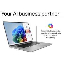 HP ZBook Studio 16 G11 - 16", 3840x2400, Core Ultra 7, 32GB RAM, DDR5, Nvidia RTX 2000 Ada 8GB, 1TB NVMe, Wi-Fi 7, Bluetooth 5.4, Fingerabdruckscanner, Tastaturbeleuchtung, Windows 11 Professional