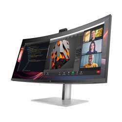 HP 734pm Curved Docking Display (Schwarz), 34" WQHD IPS, 100W USB-C Power Delivery, Webcam, 3 Jahre Garantie (Austausch am naechsten Arbeitstag)