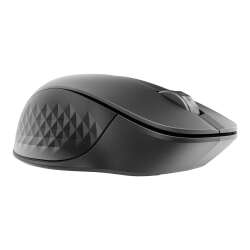HP 430 - Maus - für mehrere Geräte - ergonomisch - rechts- und linkshändig - 5 Tasten - kabellos - Bluetooth 5.0, 2.4 GHz - kabelloser Empfänger (USB) - Jet Black - für HP 21, 22, 24, 27; Laptop 14, 15, 17; Pavilion 24, 27, 32, TP01; Pavilion Laptop 15
