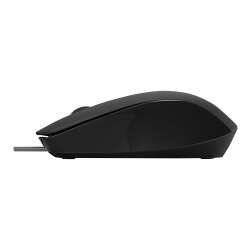 HP 150 - Maus - rechts- und linkshändig - optisch - kabelgebunden - USB - Schwarz - für HP 21, 22, 24, 27; Laptop 14, 15, 17; Pavilion 24, 27, 32, TP01; Pavilion Laptop 14, 15