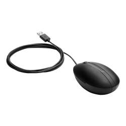 HP 320M - Maus - optisch - 3 Tasten - kabelgebunden - USB - bulk (Packung mit 120) - für HP 245 G9 Notebook, 250 G9 Notebook, 255 G9 Notebook
