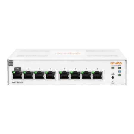 HPE Networking Instant On 1830 8G Switch - Switch HPE Renew Produkt,  Smart - 8 x 10/100/1000 - Desktop
