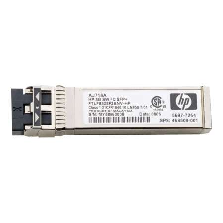 HPE SFP (Mini-GBIC)-Transceiver-Modul - 8 GB Fibre Channel (SW) HPE Renew Produkt,  für HPE 8Gb - SN6000; StorageWorks 8/20q - 8Gb - MPX200 - SN6000