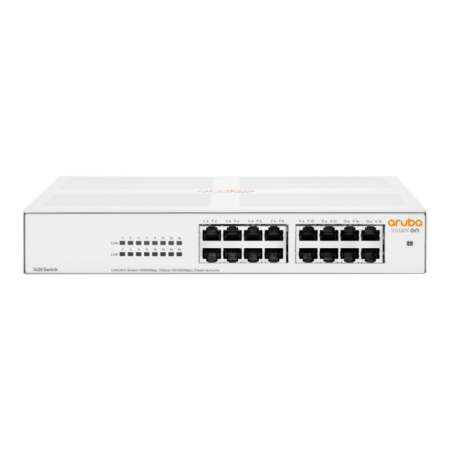 HPE Networking Instant On 1430 16G Switch - Switch HPE Renew Produkt,  unmanaged - 16 x 10/100/1000 - Desktop - an Rack montierbar - wandmontierbar - BTO
