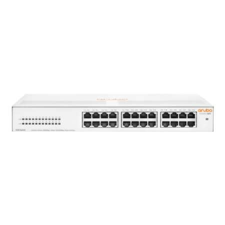 HPE Aruba Instant On 1430 24G Switch - Switch HPE Renew Produkt,  unmanaged - 24 x 10/100/1000 - Desktop - an Rack montierbar - wandmontierbar - BTO