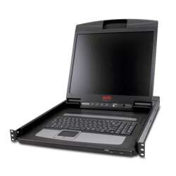 APC  AP5719, 19 inch Rack LCD Monitor Keyboard Mouse, 1U - ASCI - PS2 and USB KVM cable