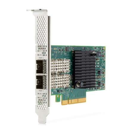 HPE Ethernet 10/25Gb 2-port SFP28 MCX4121A-ACUT, Eingebaut, Kabelgebunden, PCI Express, Ethernet / Fiber, 25000 Mbit/s Ethernet 10/25 Gb SFP28 CX4121B Adapter mit 2 Anschlüssen #1
