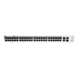 HPE Networking Instant On 1960 48G 40p Class4 8p Class6 PoE 2XGT 2SFP+ 600W Switch - Switch - managed - 48 x 10/100/1000 + 2 x 10 Gigabit SFP+ + 2 x 100/1000/10GBase-T - an Rack montierbar - PoE (600 W) HPE Renew Produkt,  52-Port - Voll-Duplex - Power ov